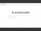 placeholder属性在IE中失效的解决办法